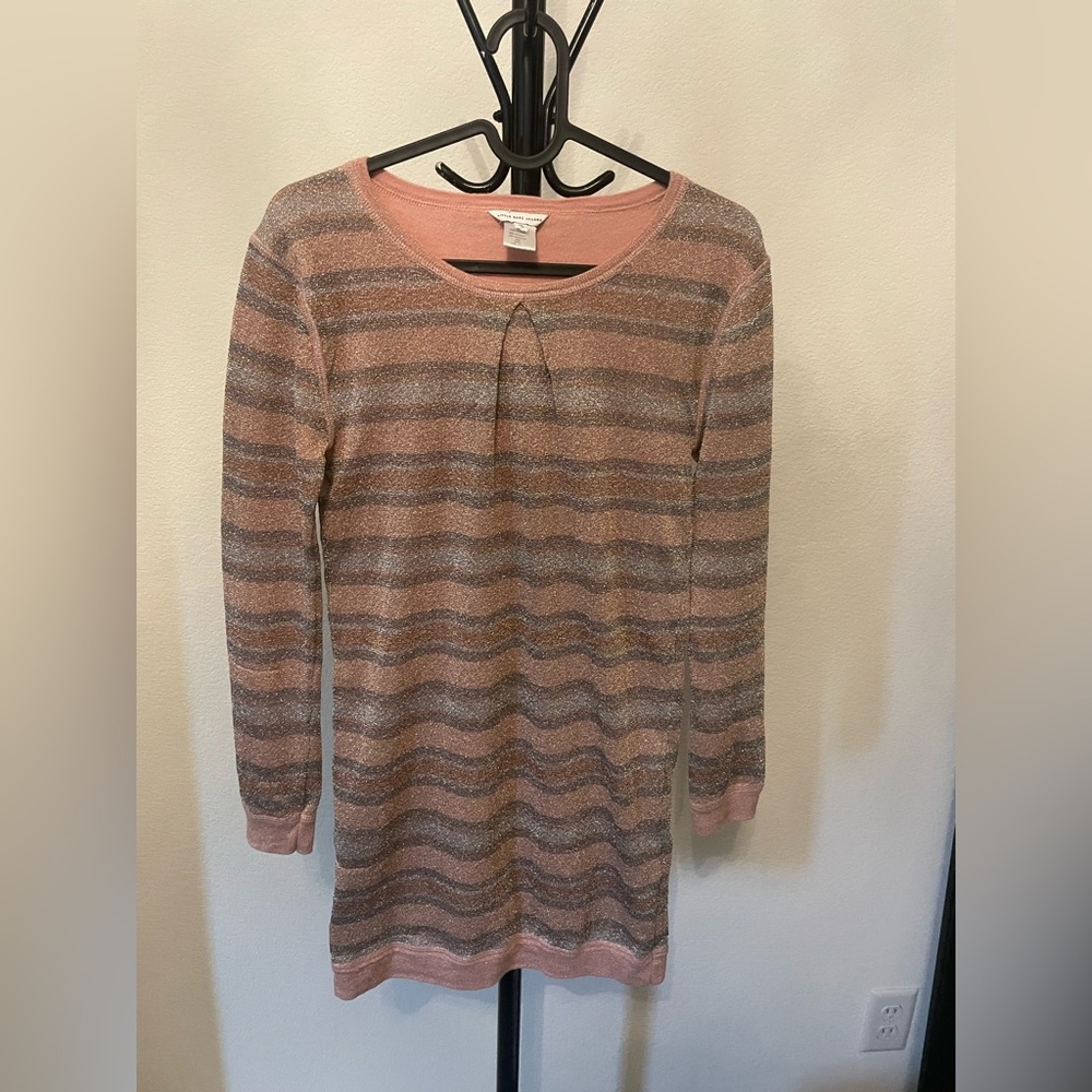 Little Marc Jacobs - Pink Striped Sparkle Dress - Size 12